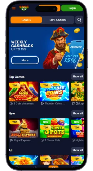 Casino platform selection